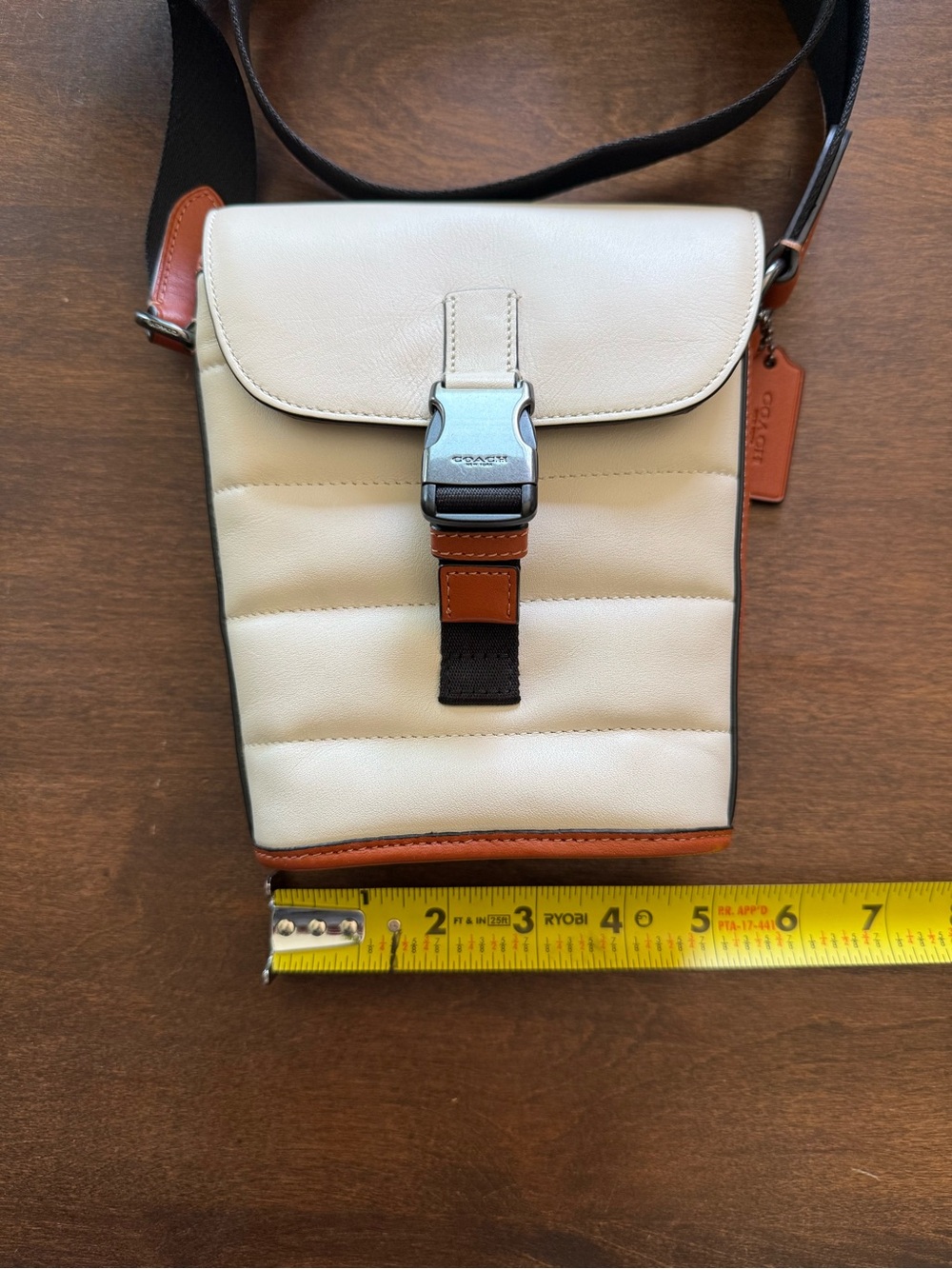 COACH Track Small Flap Crossbody
With Quilting White Style CE651 EUC - Picture 11 of 14